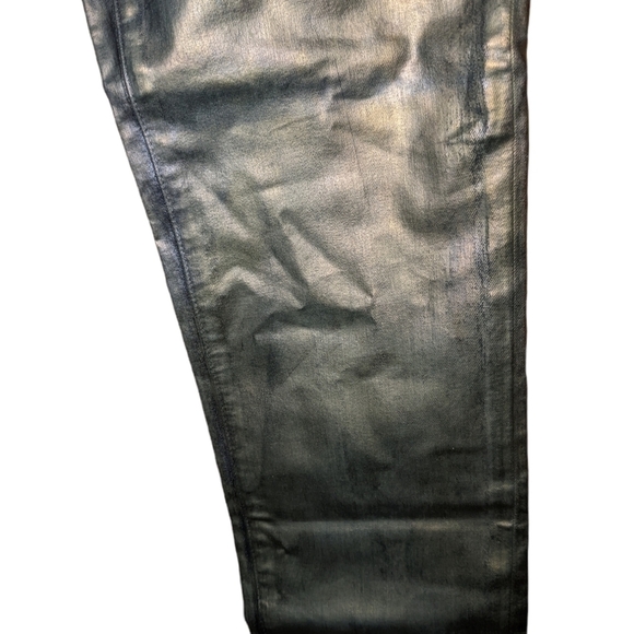 J Brand super skinny green coated jeans - Picture 10 of 15